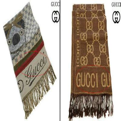 how to to tell a fake gucci tote scarf|gucci inspired scarf.